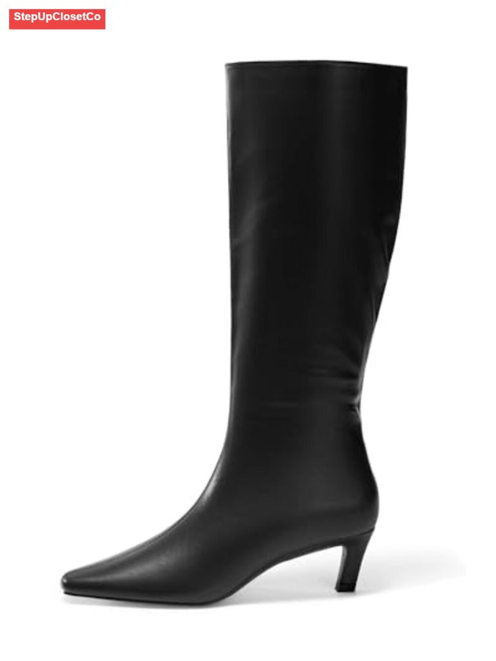 Womens Knee High Boots Square Toe Kitten Heel Tall Dressy Fall Shoes